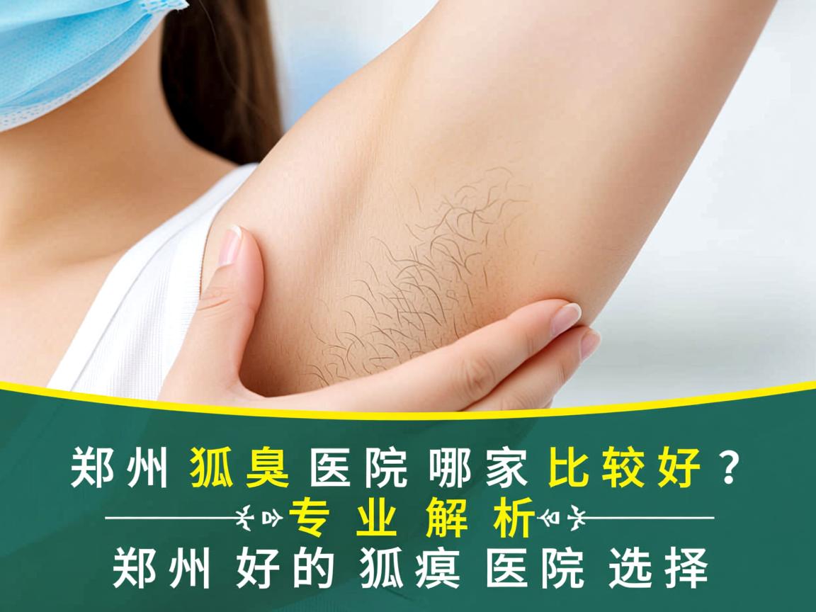 郑州狐臭医院哪家比较好？专业解析郑州好的狐臭医院选择