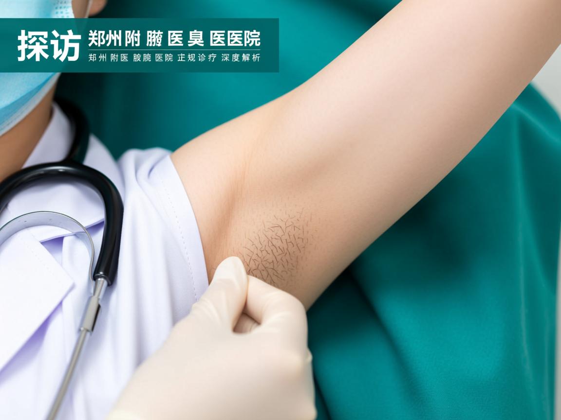 探访郑州附医腋臭医院，郑州附医腋臭医院正规诊疗深度解析