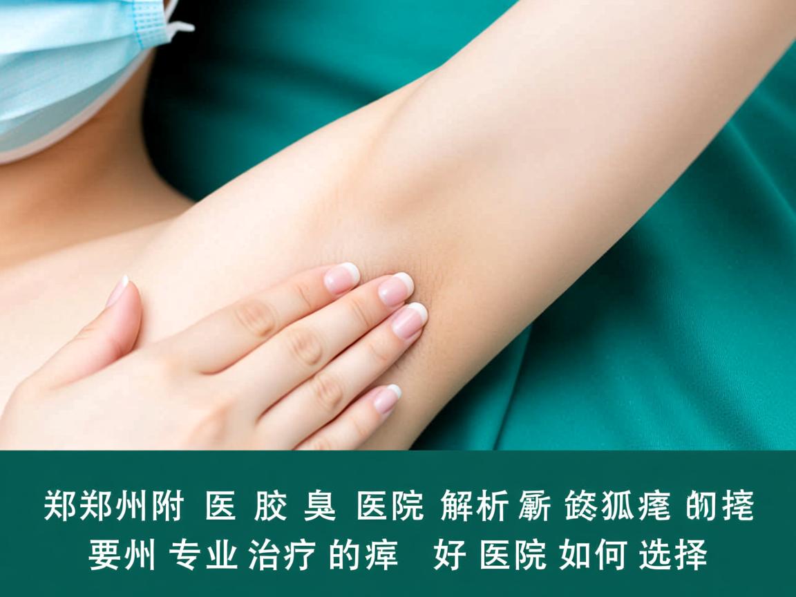 郑州附医腋臭医院解析，郑州专业治疗狐臭的好医院如何选择