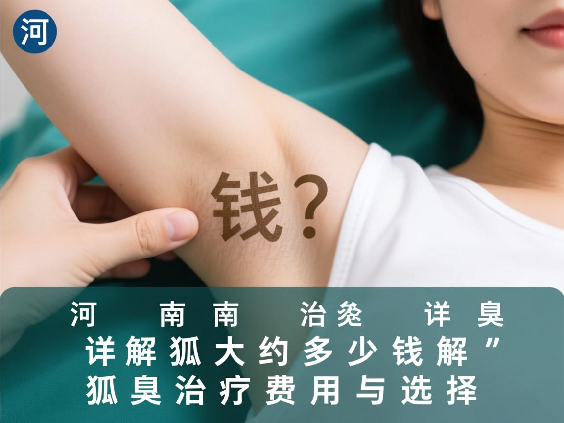 河南治疗狐臭大约多少钱？详解狐臭治疗费用与选择