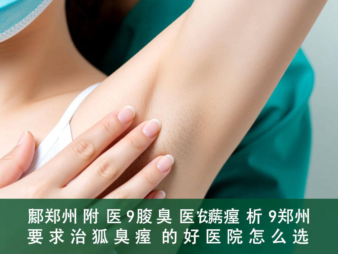 郑州附医腋臭医院解析，郑州治疗狐臭的好医院怎么选