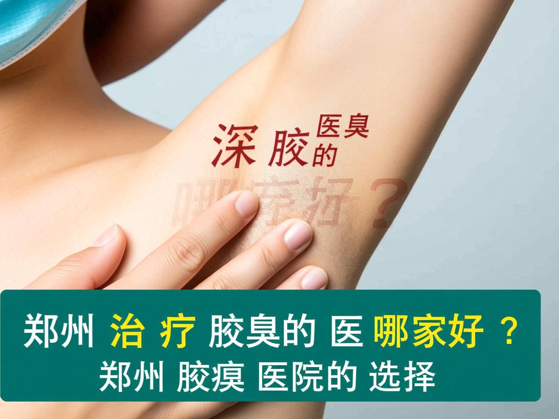 郑州治疗腋臭的医院哪家好？深度解析郑州腋臭医院的选择