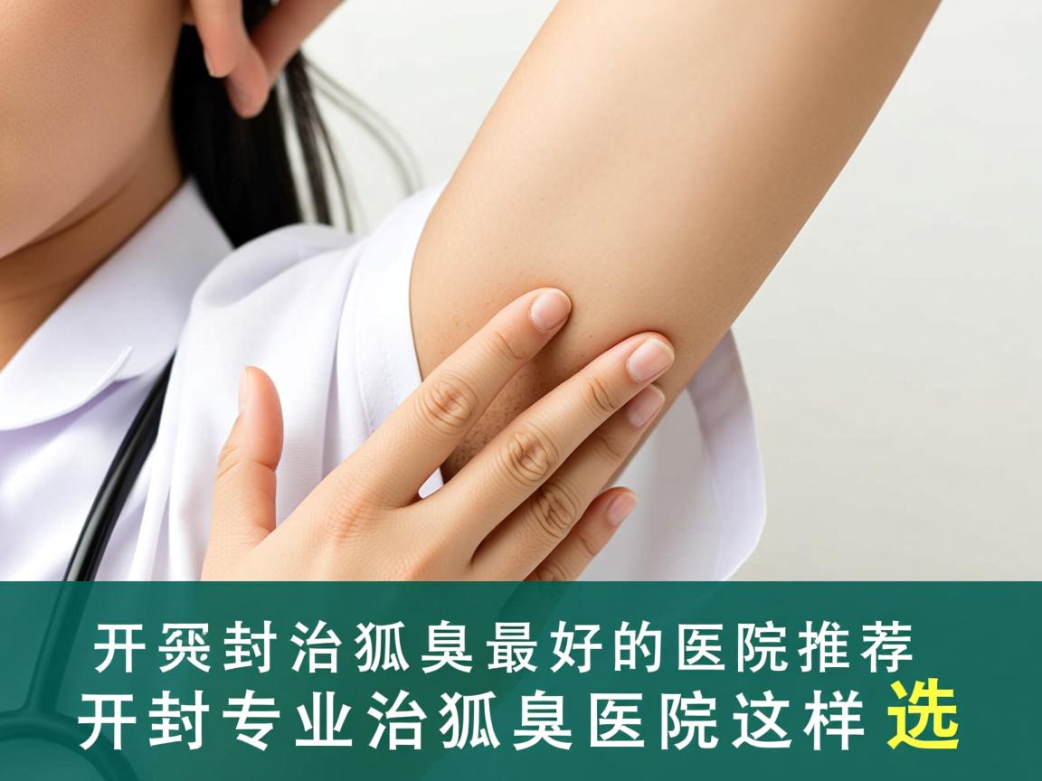 开封治狐臭最好的医院推荐，开封专业治狐臭医院这样选