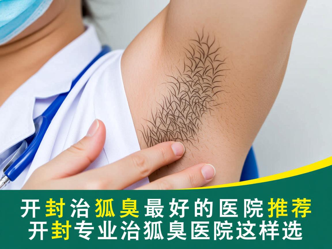 开封治狐臭最好的医院推荐，开封专业治狐臭医院这样选