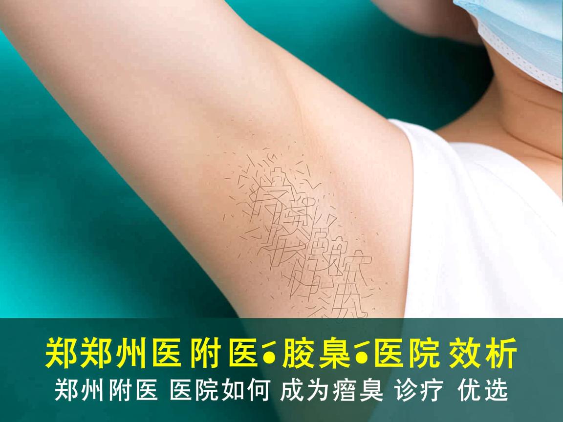 郑州附医腋臭医院解析，郑州附医医院如何成为腋臭诊疗优选