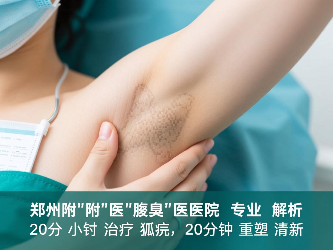 郑州附医腋臭医院专业解析，20分钟治疗狐臭，20分钟重塑清新