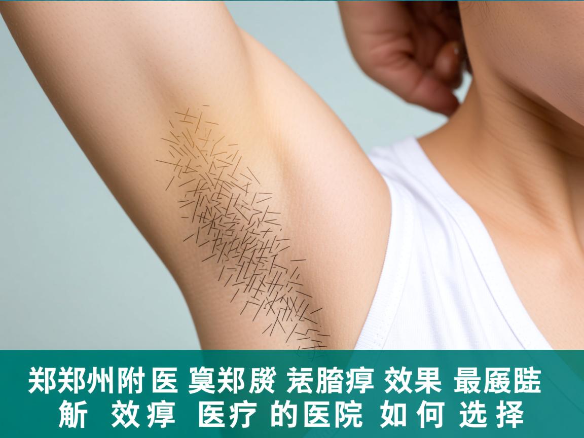 郑州附医腋臭医院解析，郑州治腋臭效果最好的医院如何选择