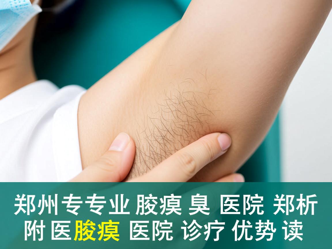 郑州专业腋臭医院解析，郑州附医腋臭医院诊疗优势解读