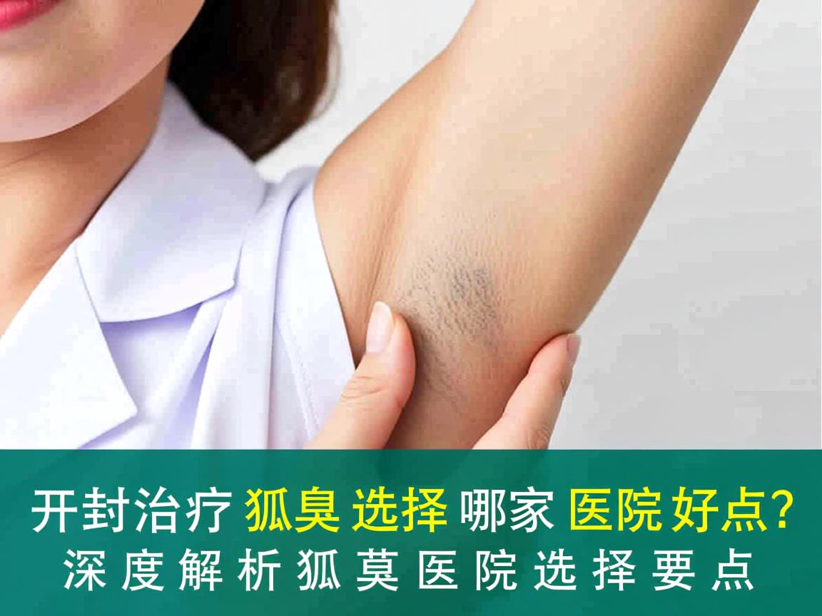 开封治疗狐臭选择哪家医院好点？深度解析狐臭医院选择要点