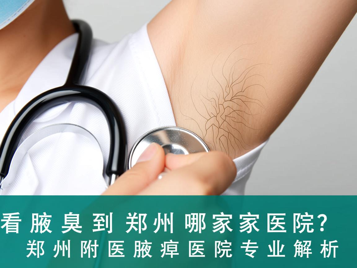 看腋臭到郑州哪家医院？郑州附医腋臭医院专业解析