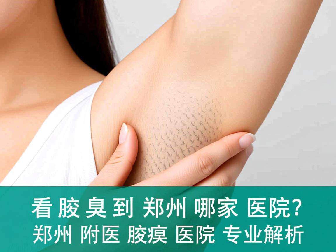 看腋臭到郑州哪家医院？郑州附医腋臭医院专业解析