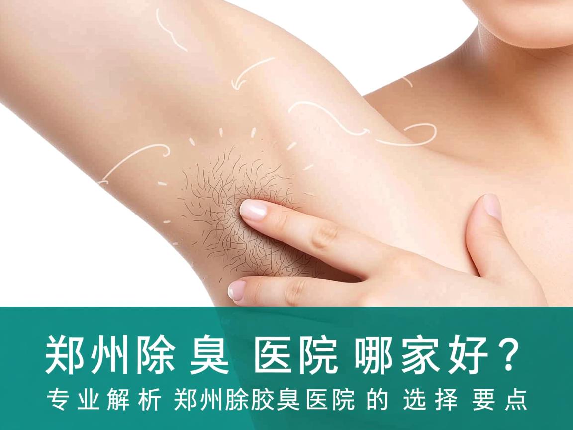 郑州除腋臭医院哪家好？专业解析郑州除腋臭医院的选择要点