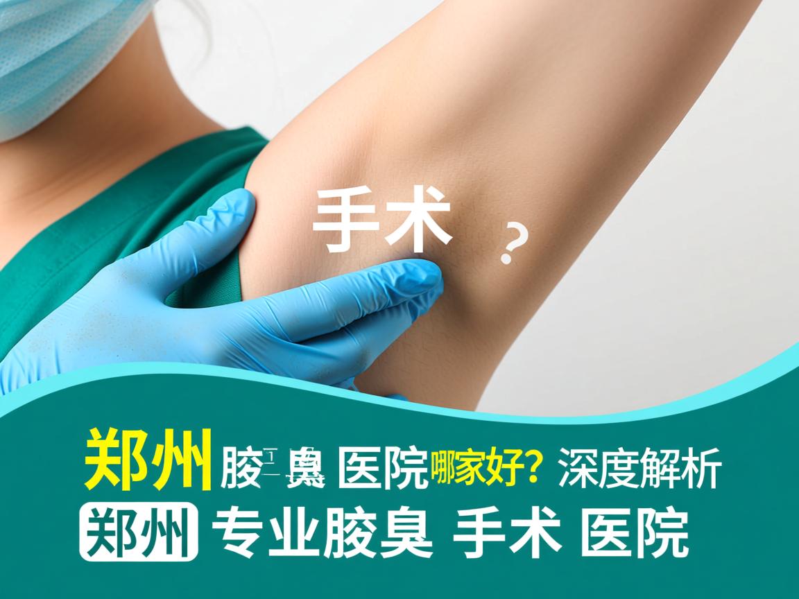 郑州腋臭手术医院哪家好？深度解析郑州专业腋臭手术医院