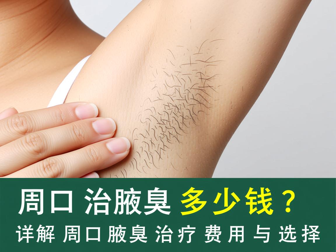 周口治腋臭多少钱？详解周口腋臭治疗费用与选择