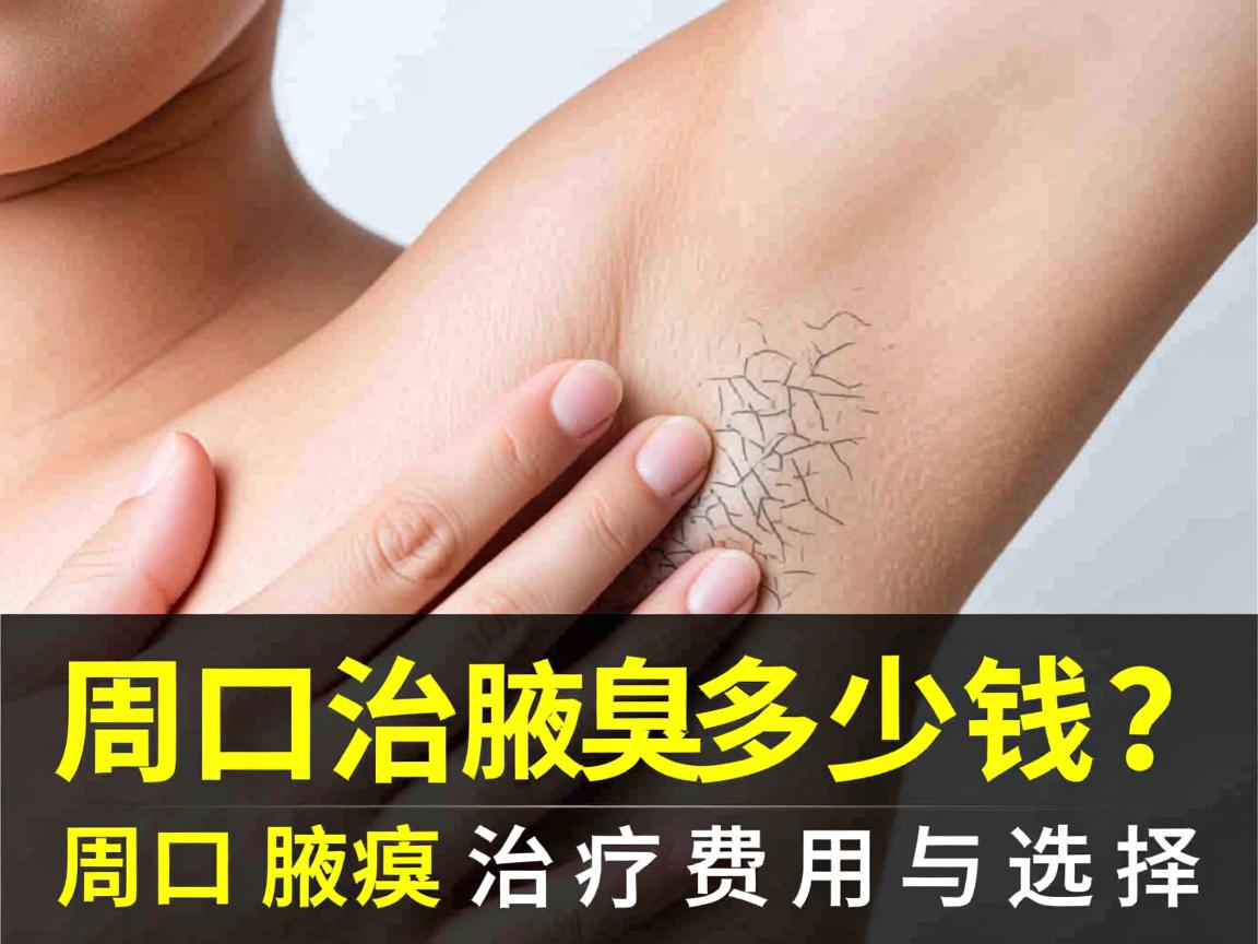 周口治腋臭多少钱？详解周口腋臭治疗费用与选择
