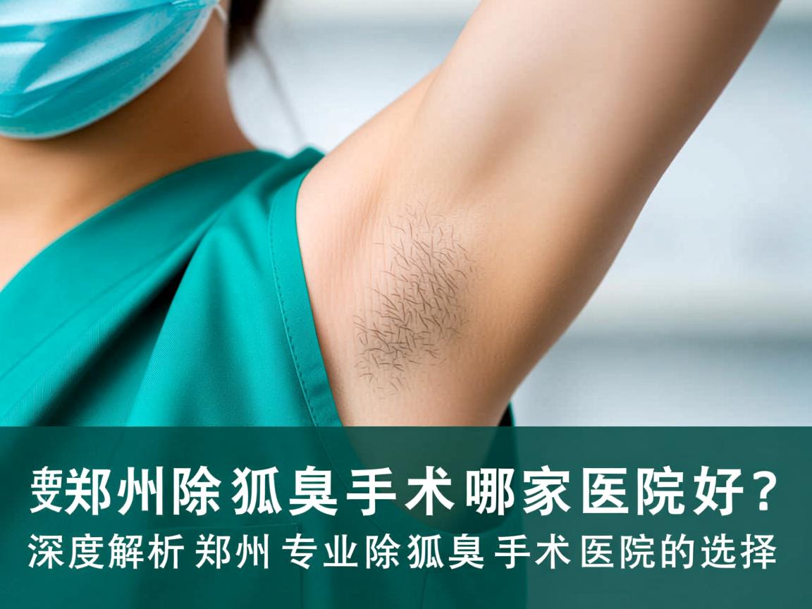 郑州除狐臭手术哪家医院好？深度解析郑州专业除狐臭手术医院的选择