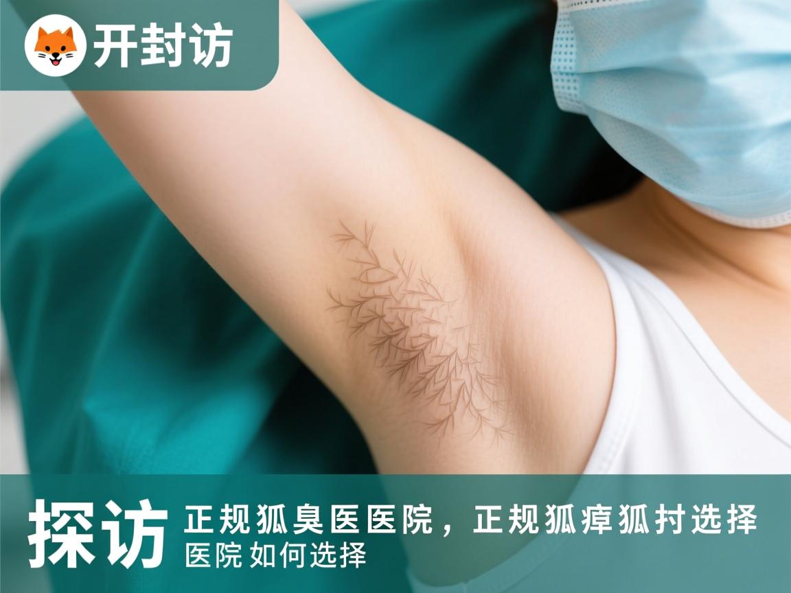 探访开封正规狐臭医院，正规狐臭医院如何选择