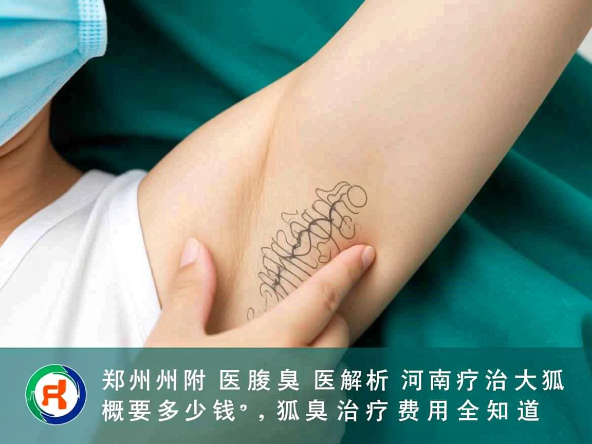郑州附医腋臭医院解析，河南治疗狐臭大概要多少钱，狐臭治疗费用全知道
