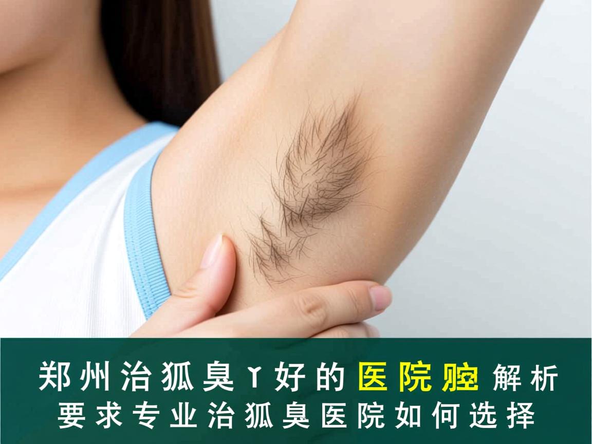 郑州治狐臭好的医院解析，郑州专业治狐臭医院如何选择