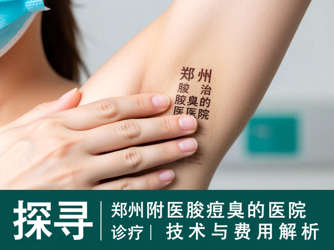 探寻郑州治腋臭的医院，郑州附医腋臭医院诊疗技术与费用解析