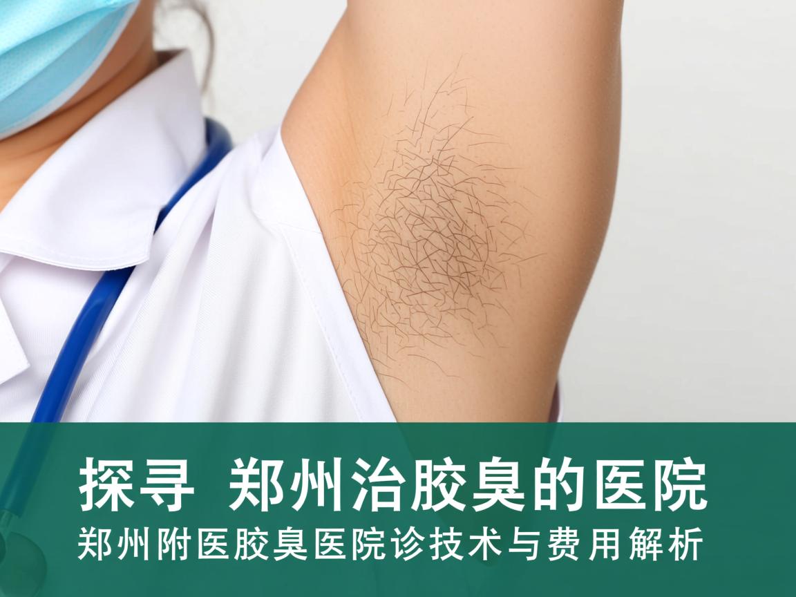 探寻郑州治腋臭的医院，郑州附医腋臭医院诊疗技术与费用解析