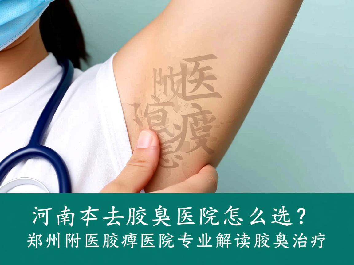河南去腋臭医院怎么选？郑州附医腋臭医院专业解读腋臭治疗