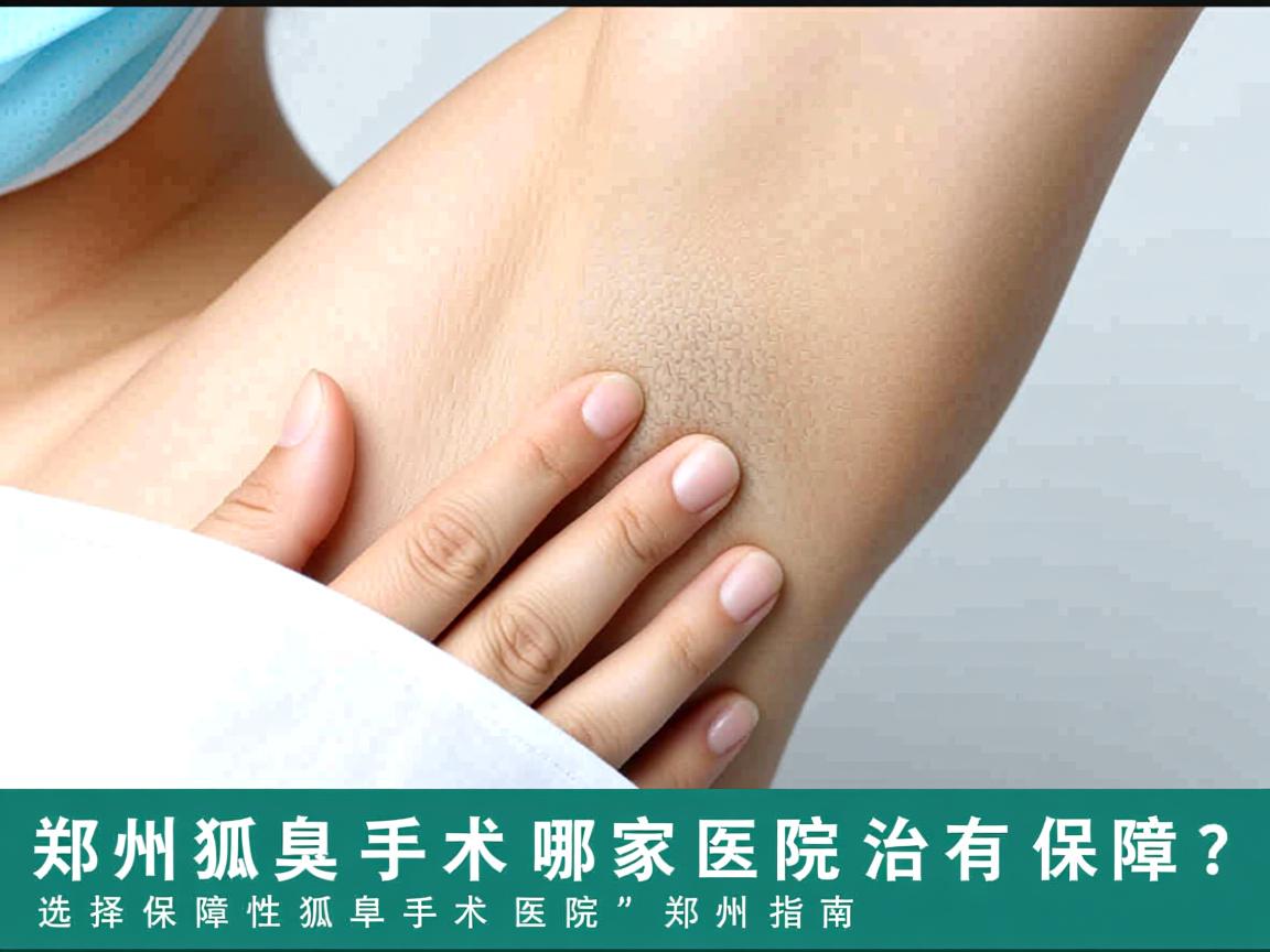 郑州狐臭手术哪家医院治有保障？选择保障性狐臭手术医院的郑州指南