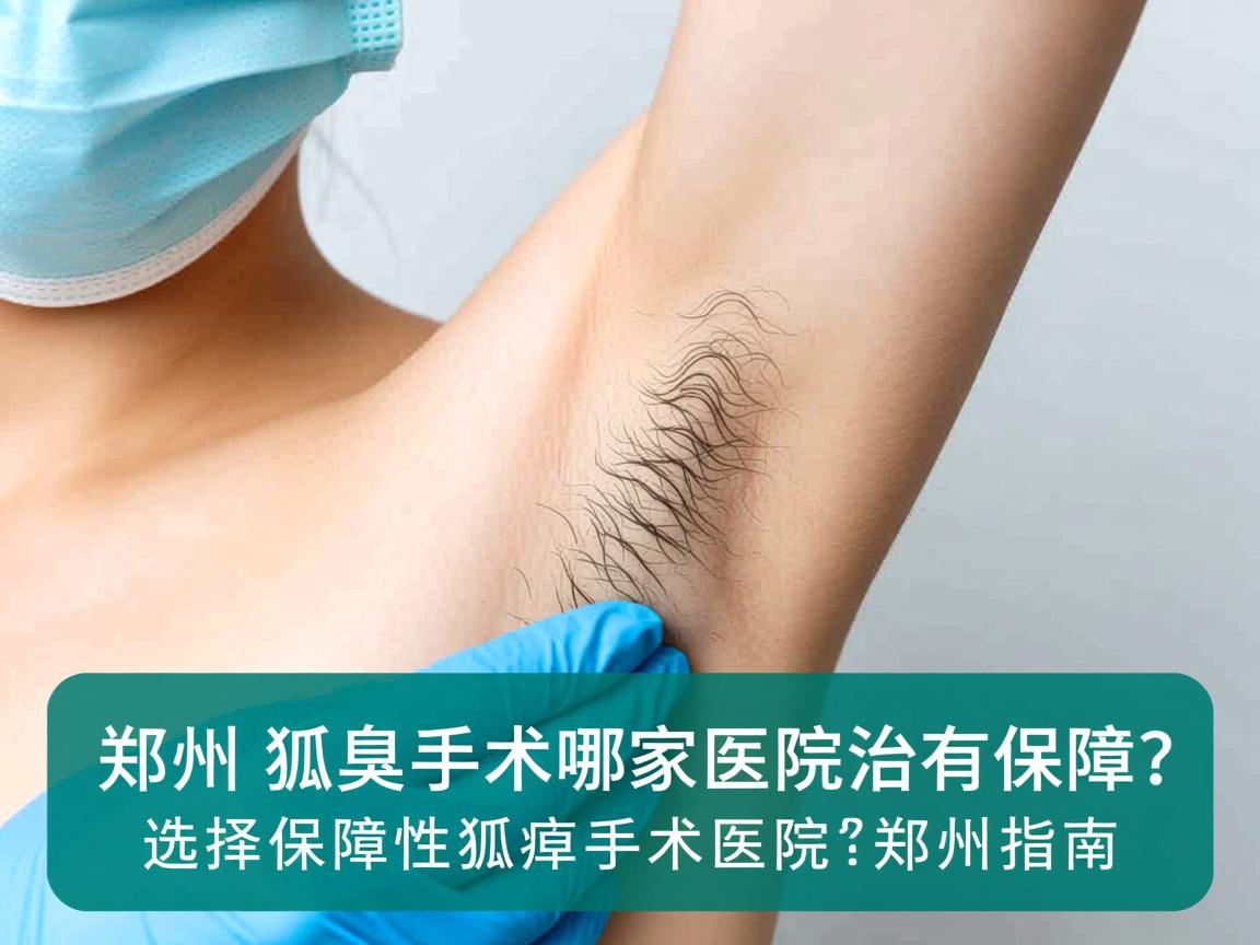 郑州狐臭手术哪家医院治有保障？选择保障性狐臭手术医院的郑州指南