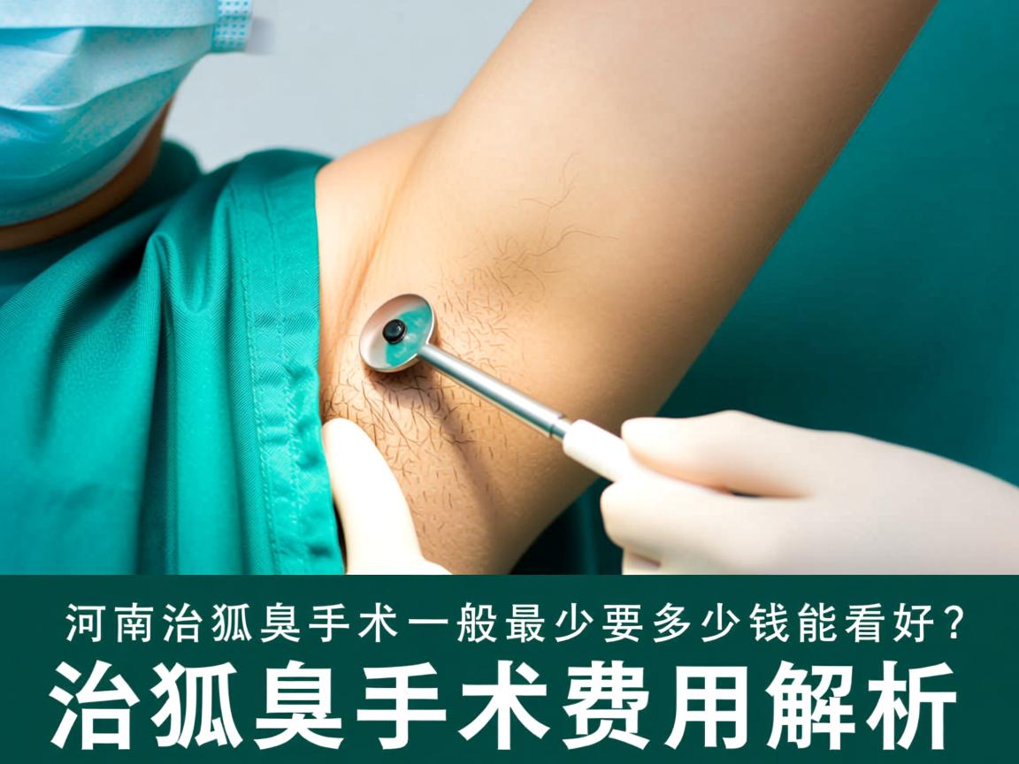 河南治狐臭手术一般最少要多少钱能看好？治狐臭手术费用解析