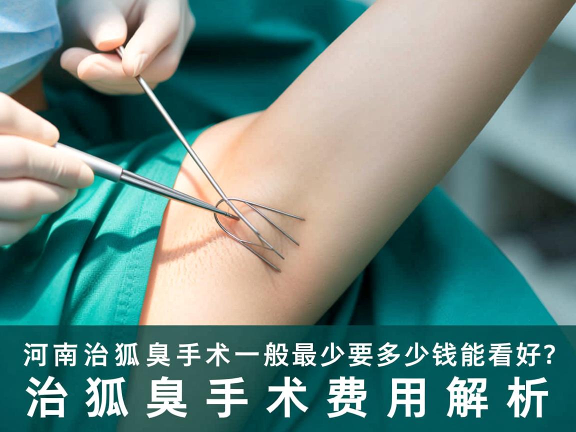 河南治狐臭手术一般最少要多少钱能看好？治狐臭手术费用解析