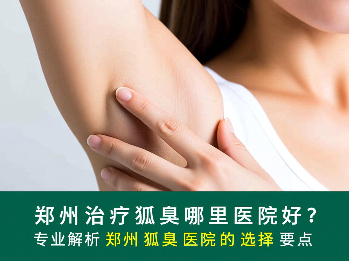 郑州治疗狐臭哪里医院好？专业解析郑州狐臭医院的选择要点