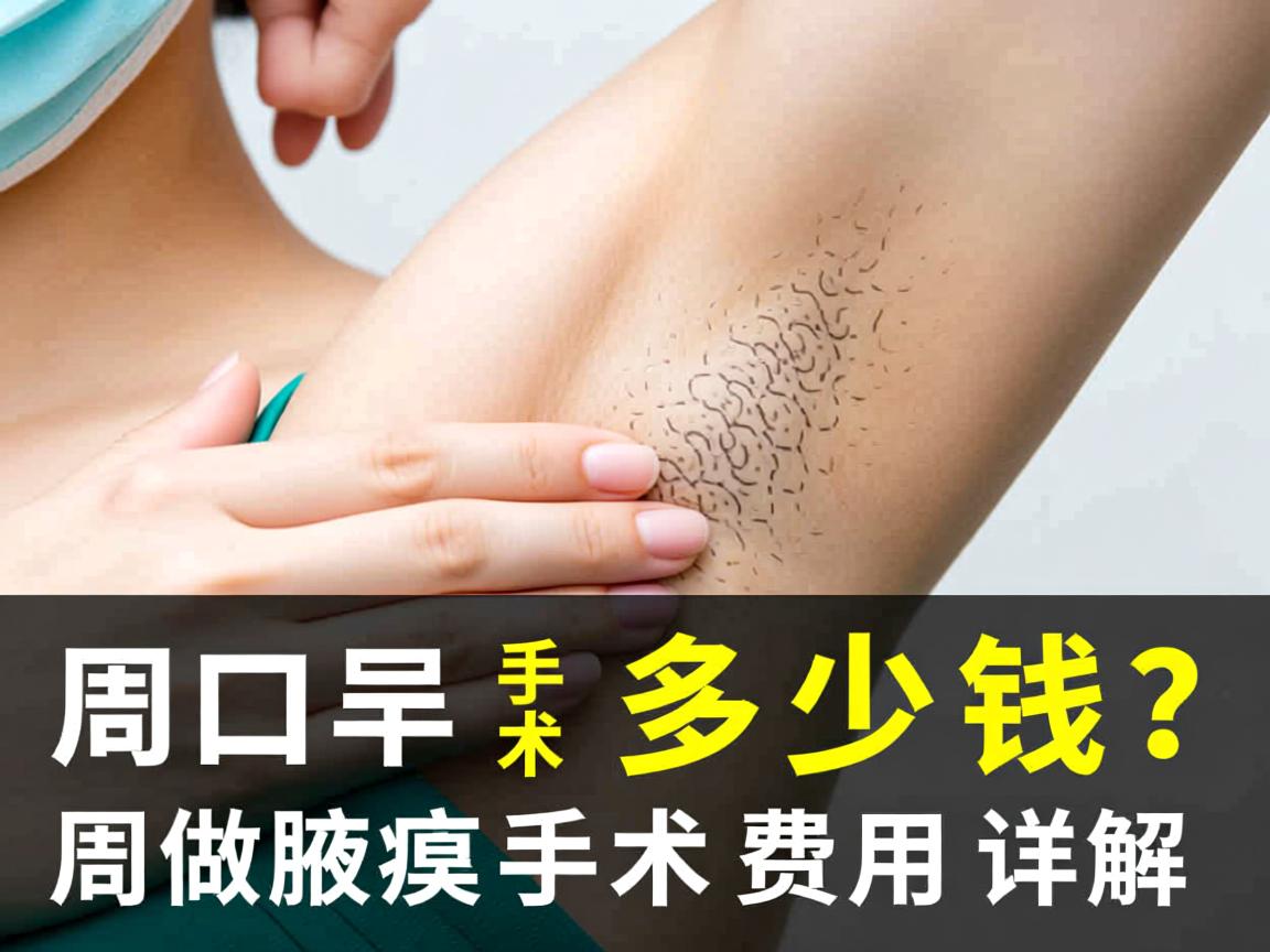 周口腋臭手术多少钱？周口做腋臭手术费用详解