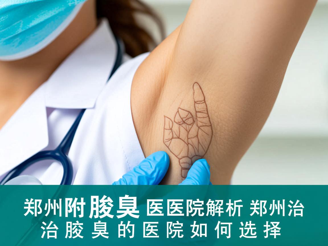 郑州附医腋臭医院解析，郑州治疗腋臭的医院如何选择