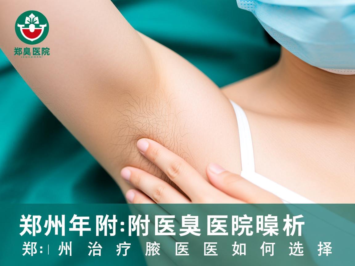 郑州附医腋臭医院解析，郑州治疗腋臭的医院如何选择