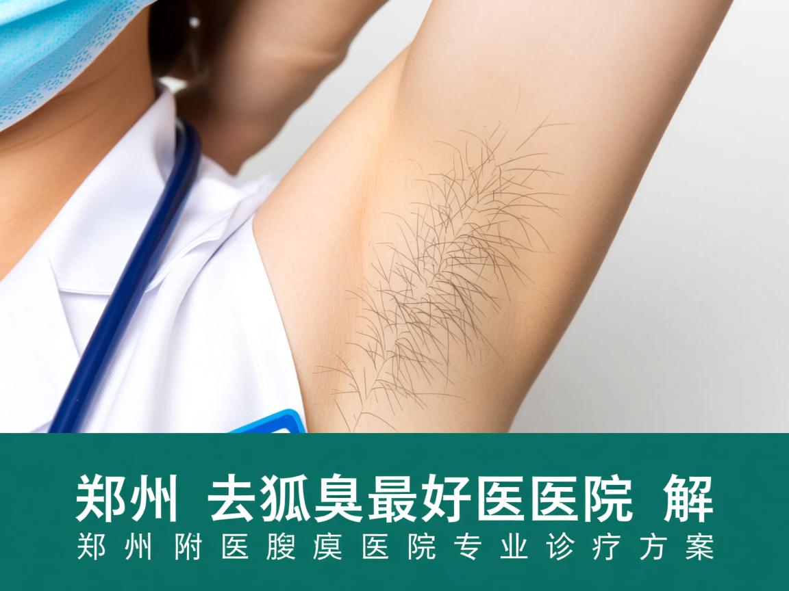 郑州去狐臭最好医院解析，郑州附医腋臭医院专业诊疗方案