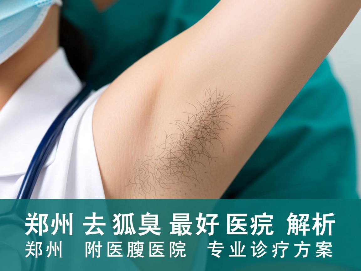 郑州去狐臭最好医院解析，郑州附医腋臭医院专业诊疗方案