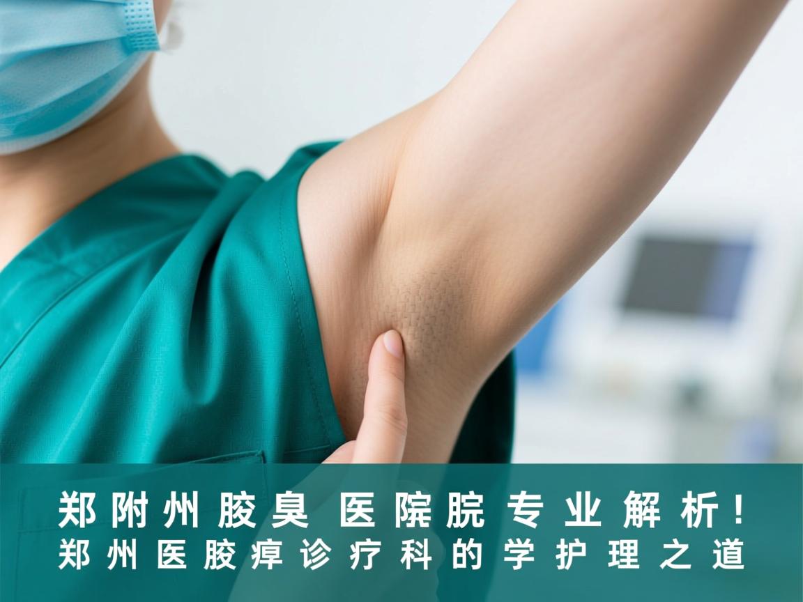 郑州腋臭医院专业解析，郑州附医腋臭诊疗的科学护理之道