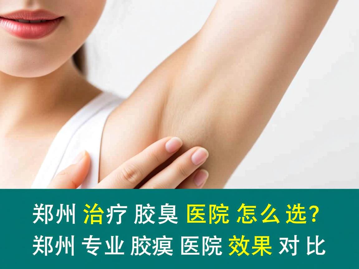郑州治疗腋臭医院怎么选？郑州专业腋臭医院效果对比