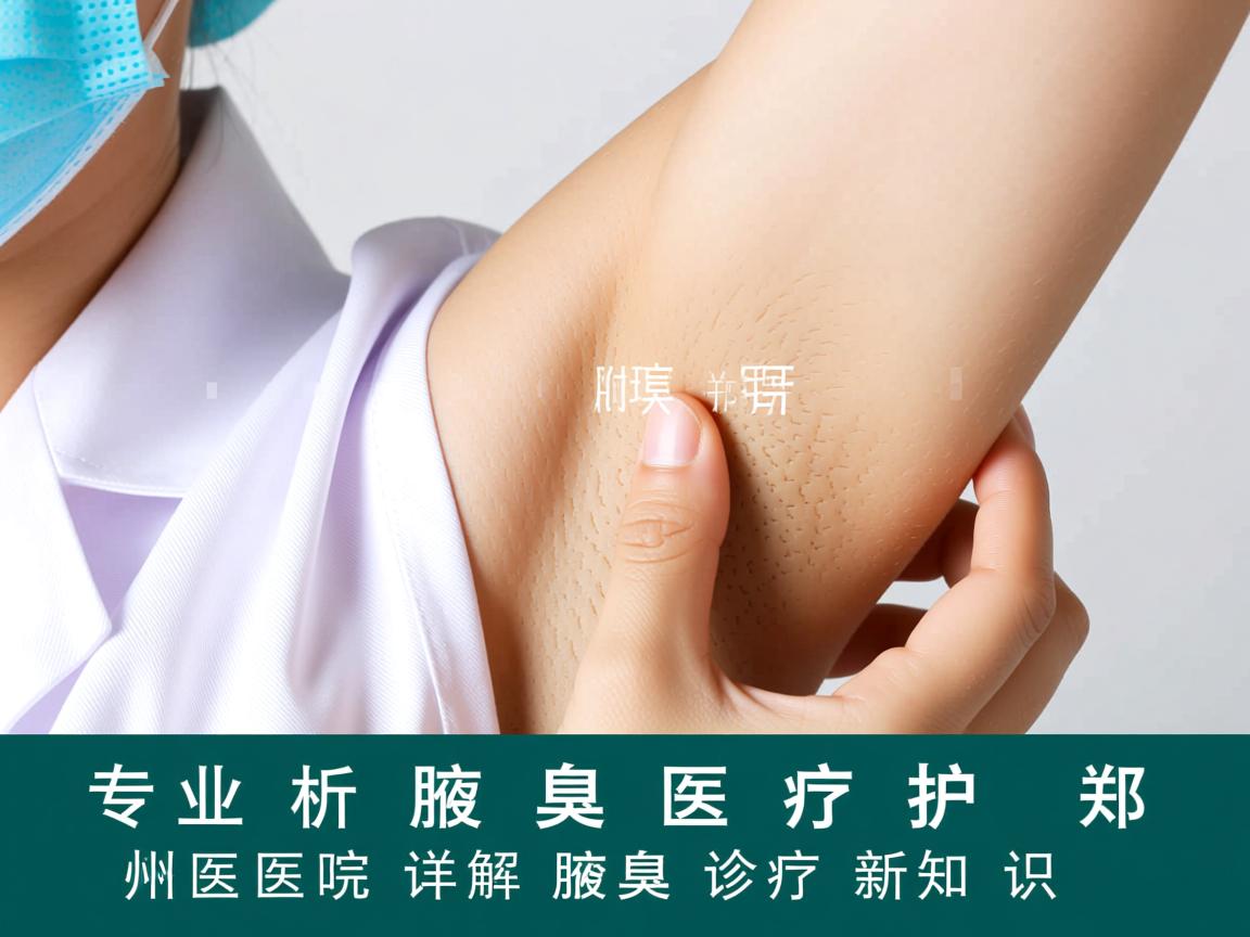 专业解析腋臭医疗护理 郑州附医腋臭医院详解腋臭诊疗新知识