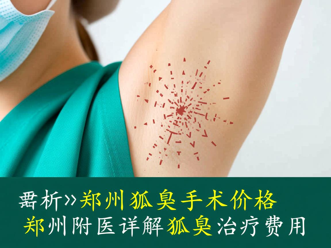解析郑州狐臭手术价格 郑州附医详解狐臭治疗费用