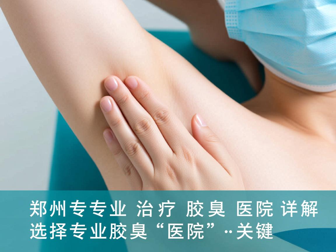 郑州专业治疗腋臭医院详解，选择专业腋臭医院的关键