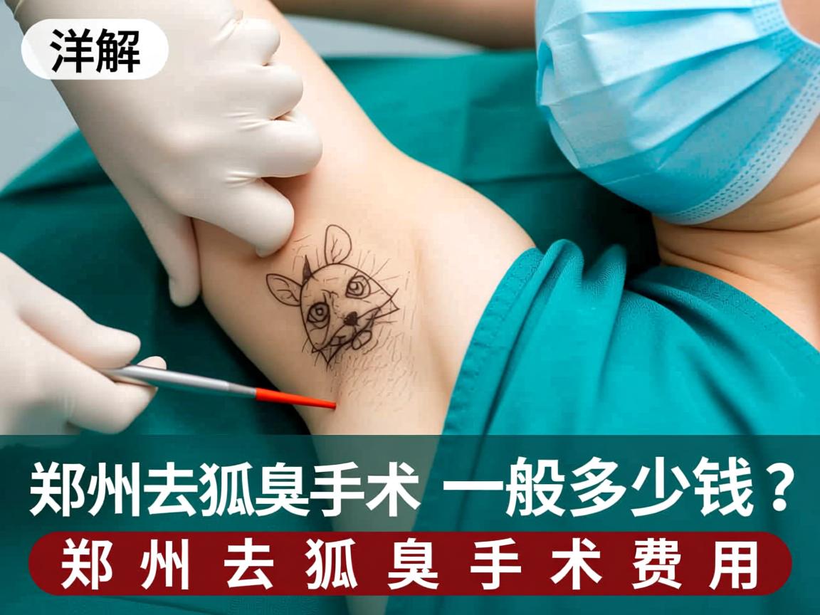 郑州去狐臭手术一般多少钱？详解郑州去狐臭手术费用