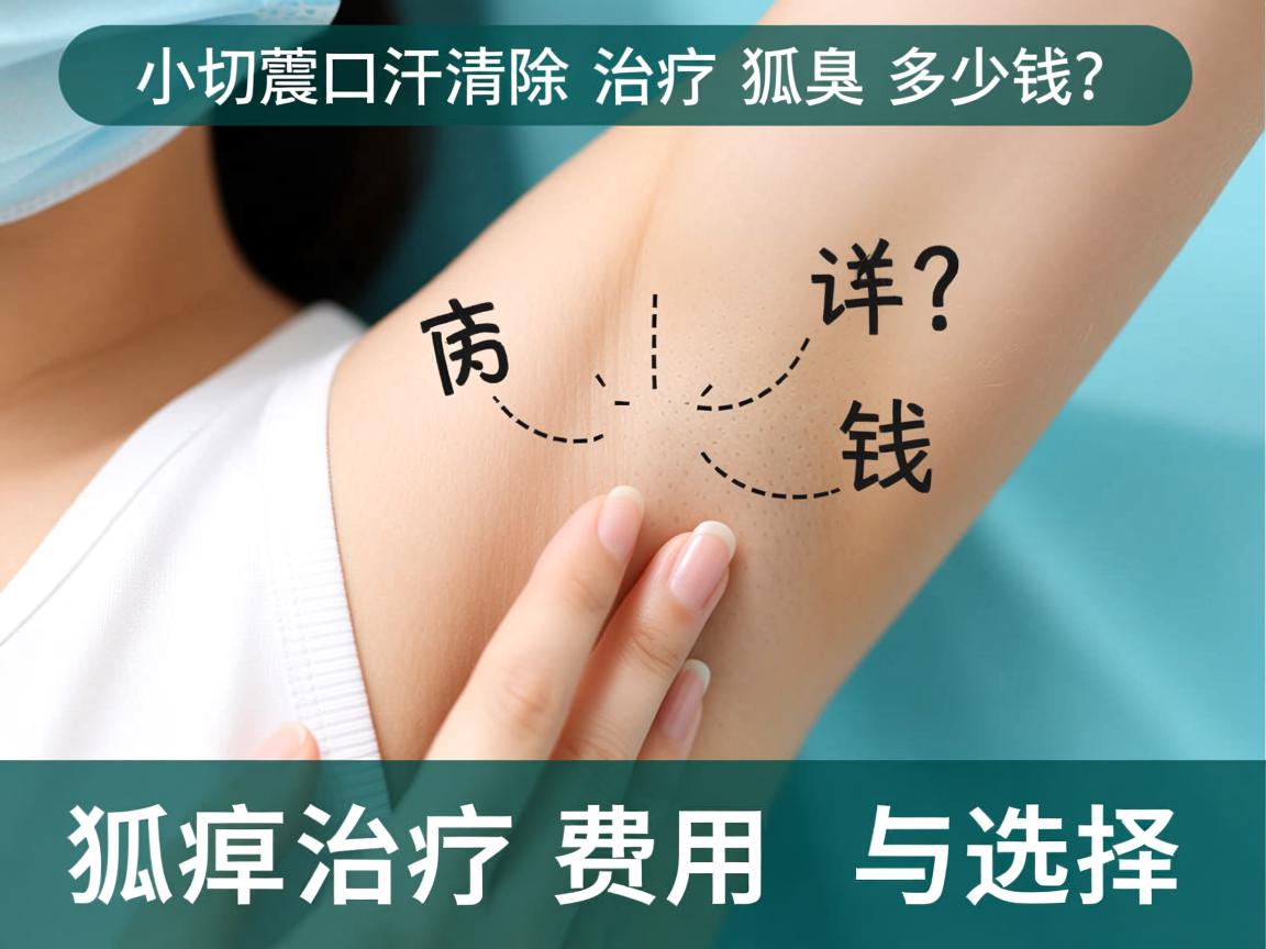 小切口汗腺清除治疗狐臭多少钱？详解狐臭治疗费用与选择