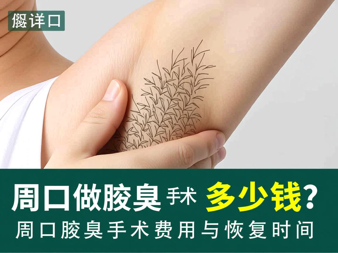 周口做腋臭手术多少钱？详解周口腋臭手术费用与恢复时间