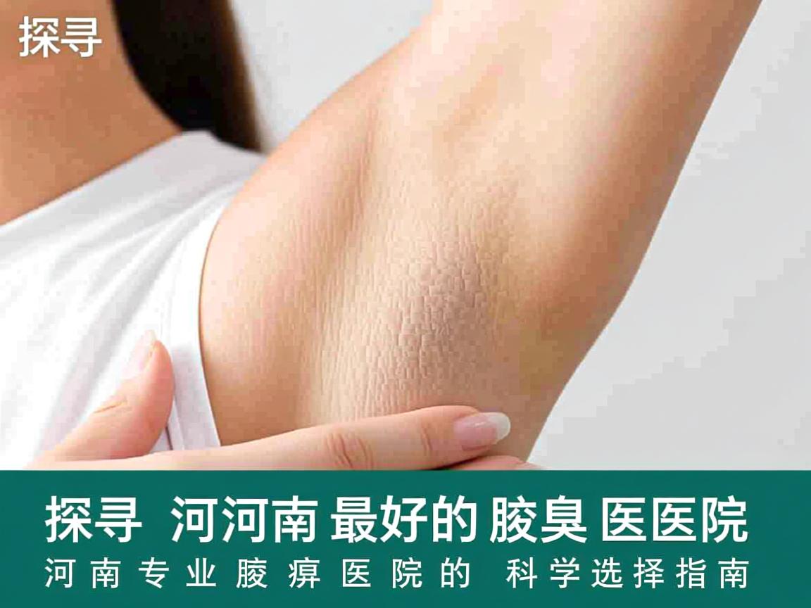 探寻河南最好的腋臭医院，河南专业腋臭医院的科学选择指南
