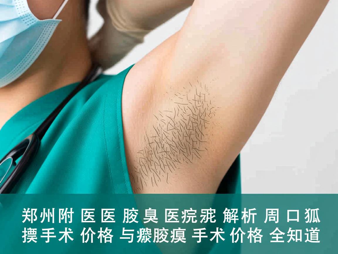 郑州附医腋臭医院解析，周口狐臭手术价格与腋臭手术价格全知道