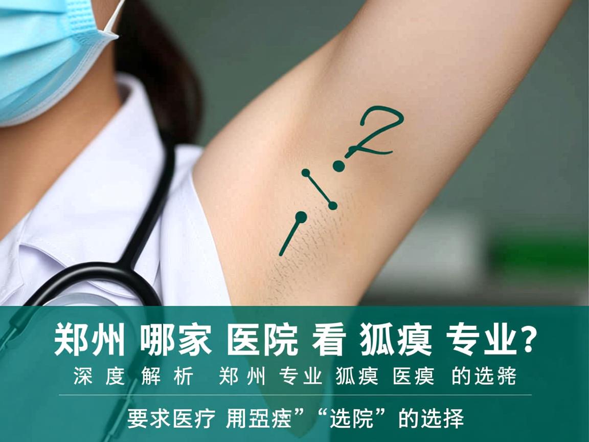 郑州哪家医院看狐臭专业？深度解析郑州专业狐臭医院的选择