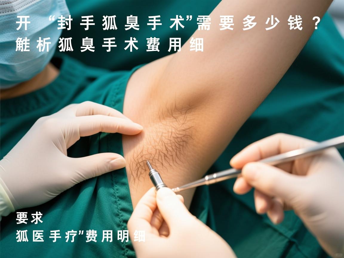 开封狐臭手术需要多少钱？解析狐臭手术费用明细