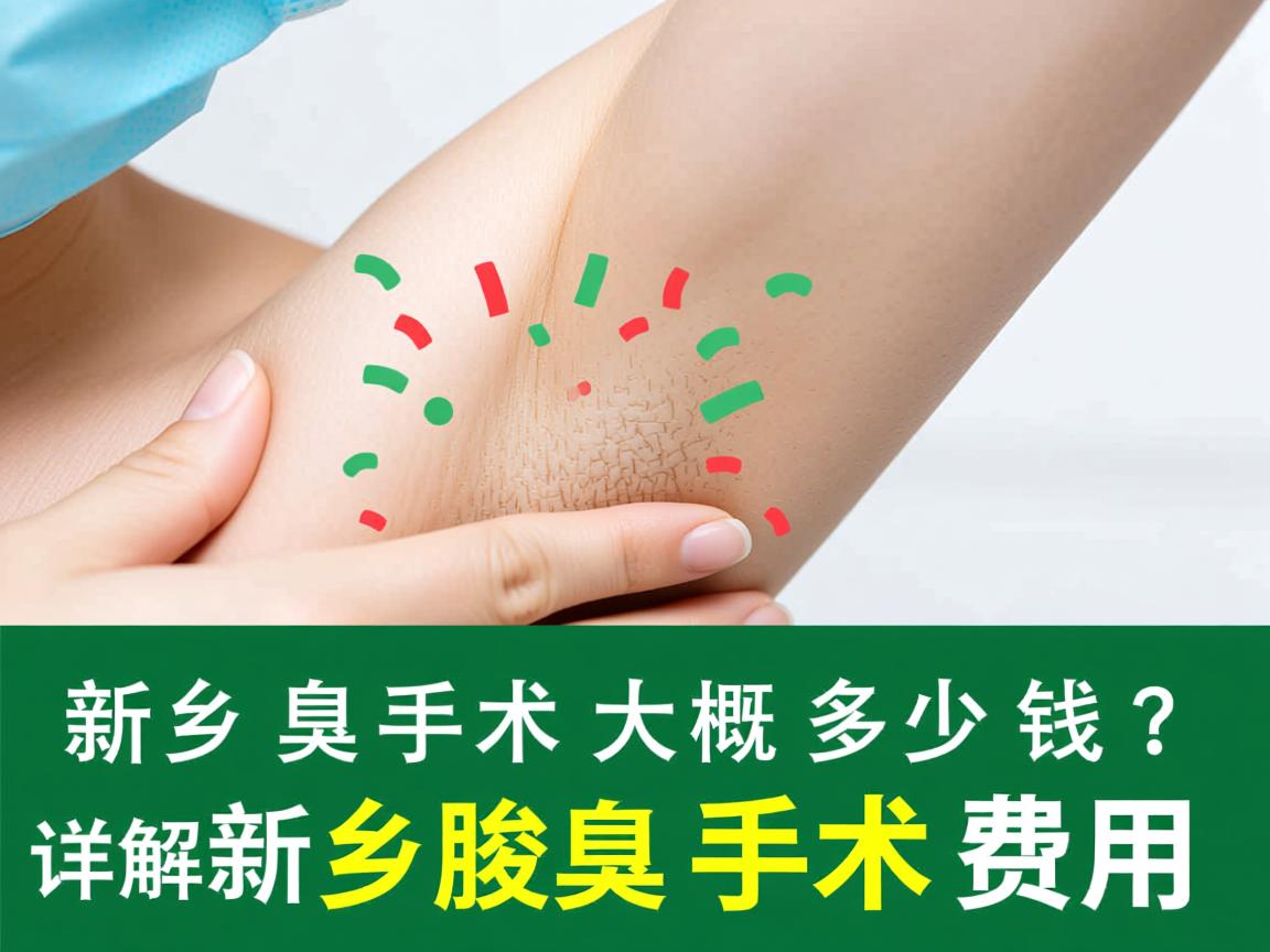 新乡腋臭手术大概多少钱？详解新乡腋臭手术费用