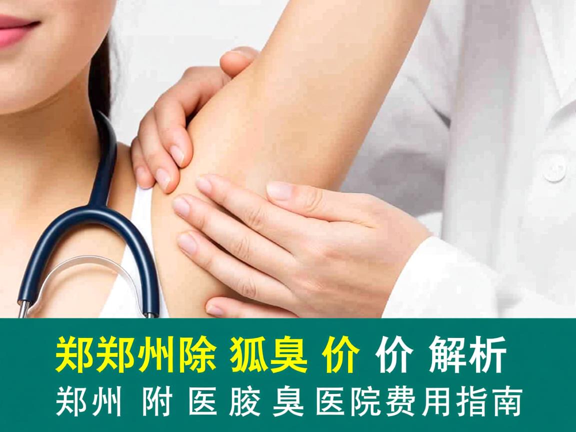 郑州除狐臭价格解析，郑州附医腋臭医院费用指南